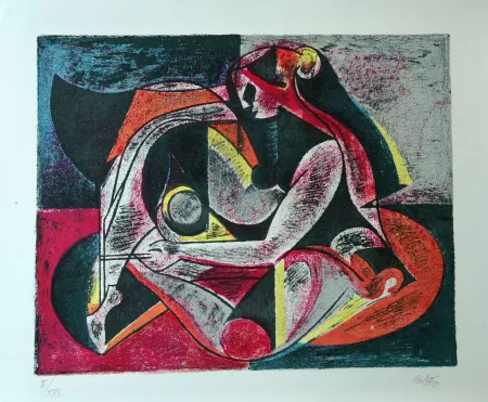 Lithograph Carletti - Balletti 2