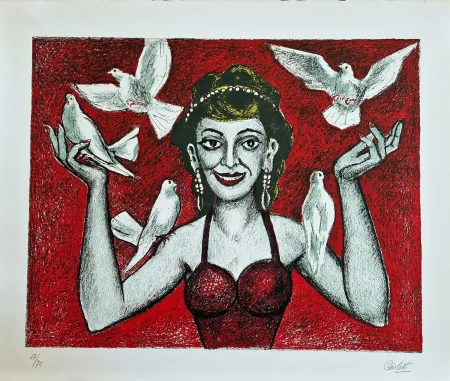 Lithograph Carletti - La valletta