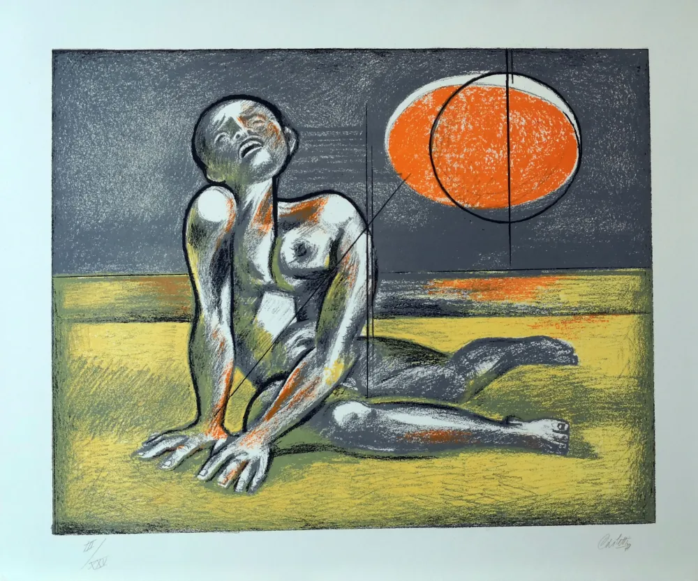 Lithograph Carletti - Momenti Biblici 1