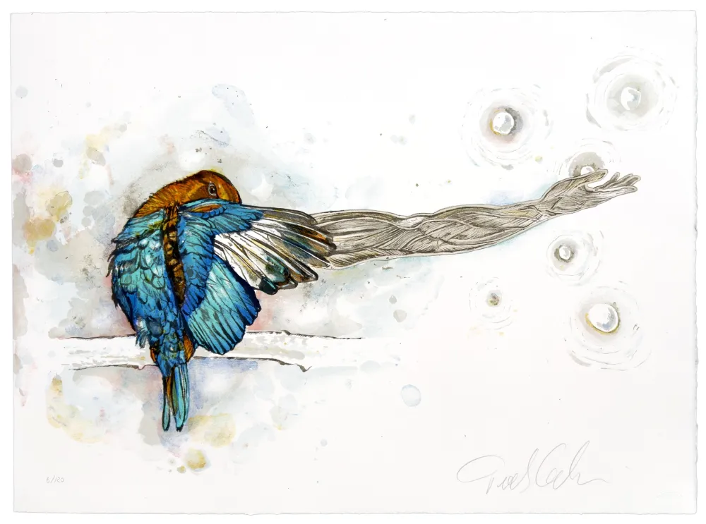 Lithograph Carlsen - Mediator #1