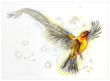 Lithograph Carlsen - Mediator #2