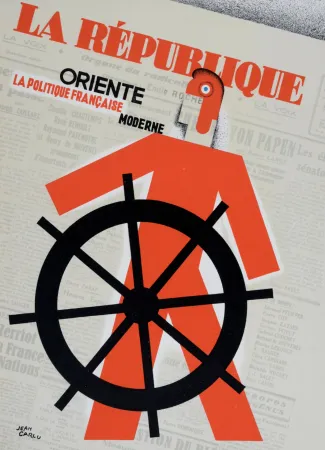 Lithograph Carlu - La République, 1928