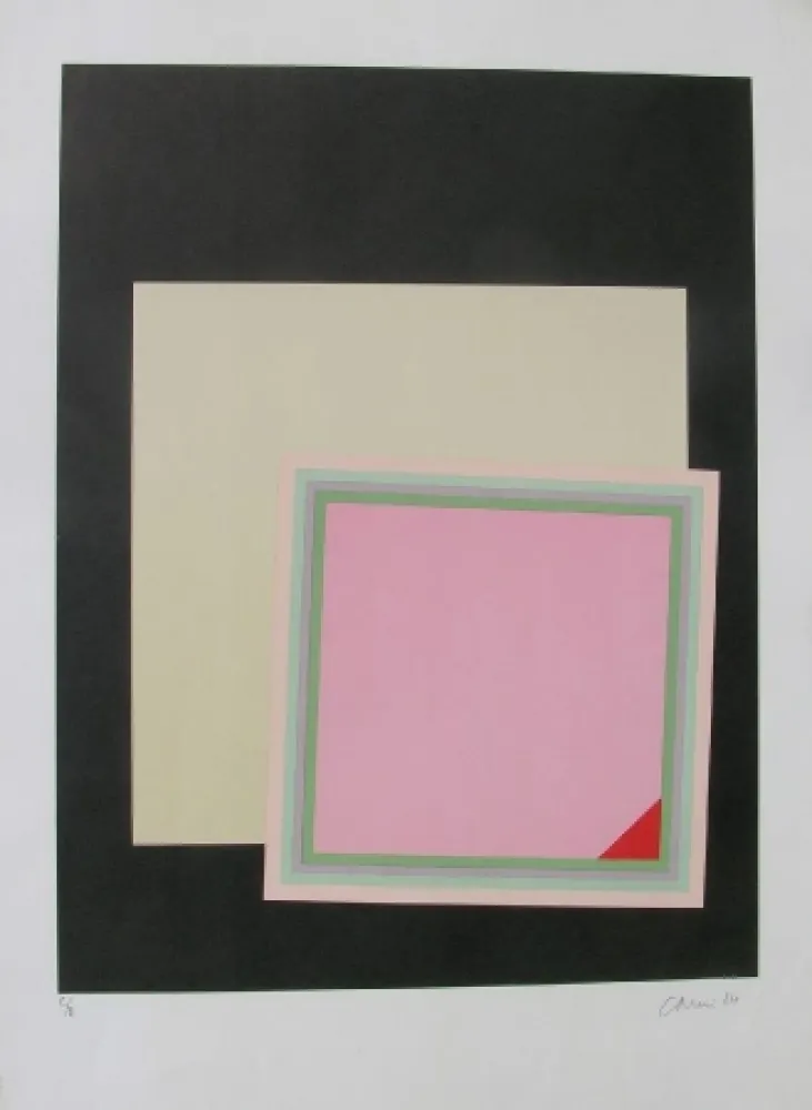 Lithograph Carmi - Eva in terra 1