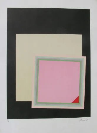 Lithograph Carmi - Eva in terra 1