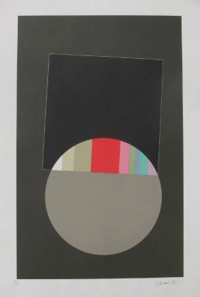 Lithograph Carmi - Eva in terra 4