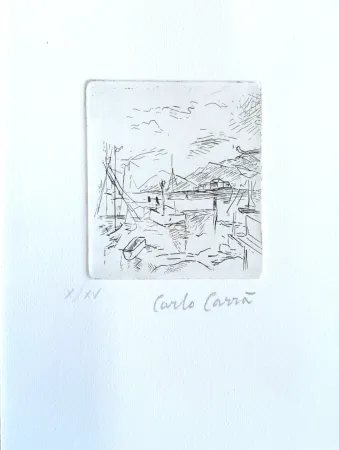 Engraving Carra - Piccolo molo