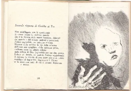 Engraving Carrera - Giobbe