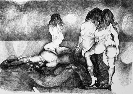 Engraving Carrera - Giochi sulla spiaggia