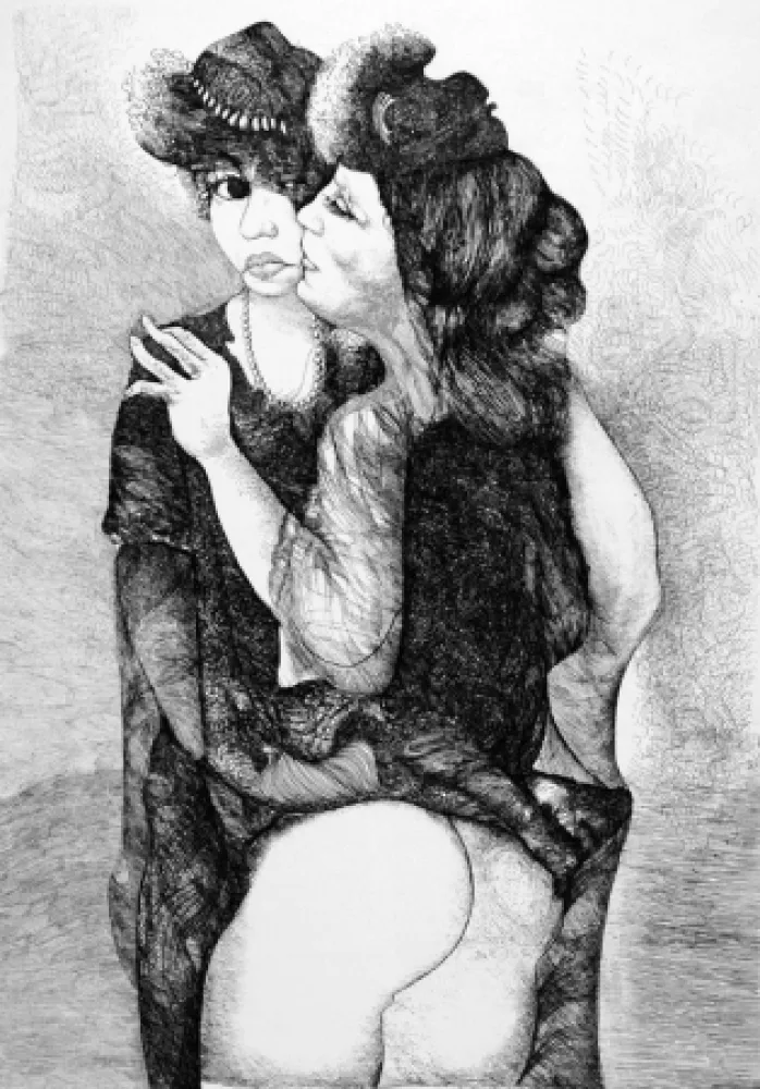 Engraving Carrera - Le amiche