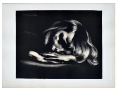 Lithograph Carriere - Le Sommeil