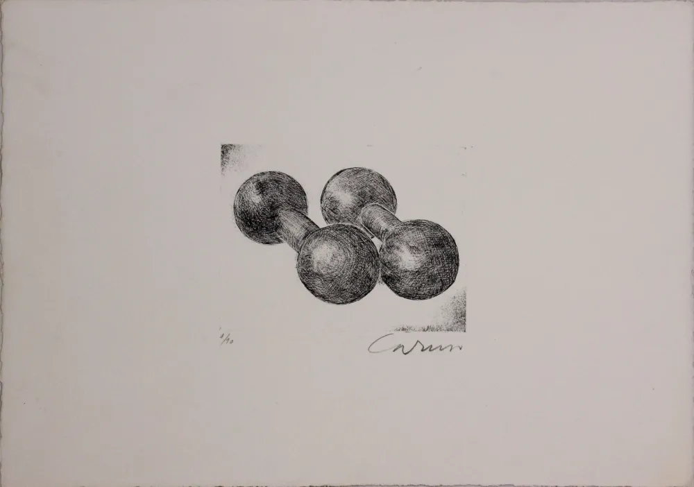 Etching And Aquatint Caruso - Due pesi, due misure