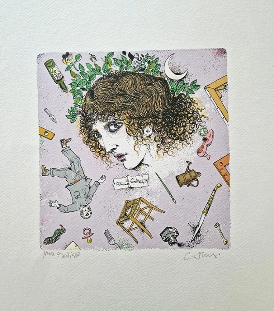 Lithograph Caruso - Vertigine