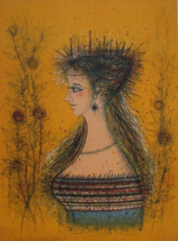 Lithograph Carzou - Galerie David et Garnier (before lettering)