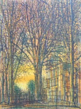 Lithograph Carzou - Regards sur Paris 2