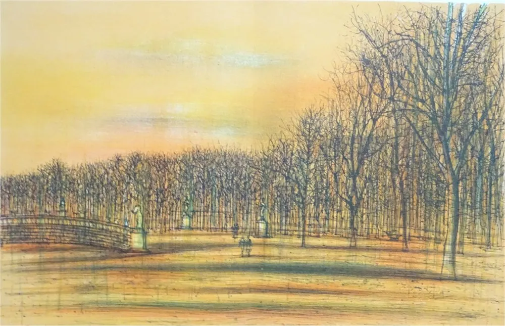 Lithograph Carzou - Regards sur Paris 3