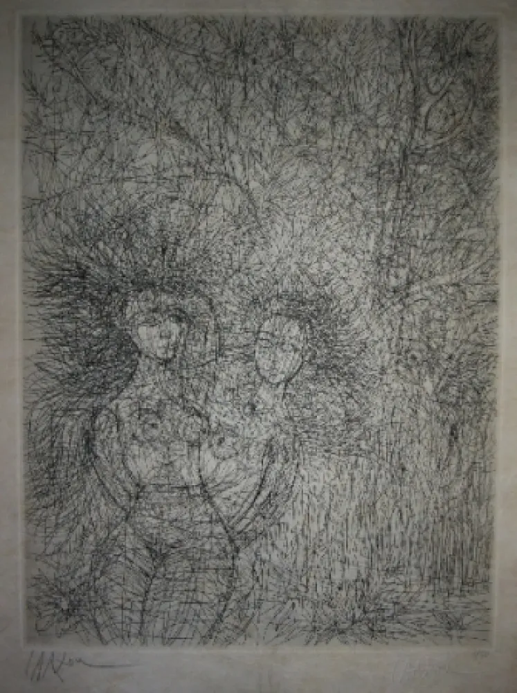 Drypoint Carzou - Sans titre 2
