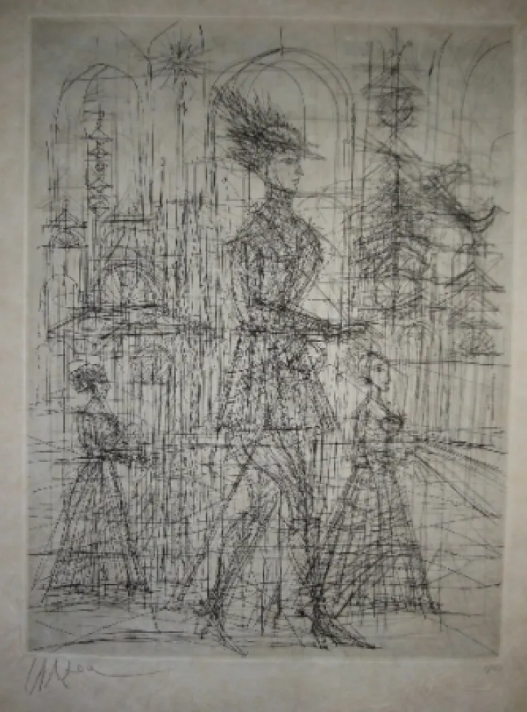 Drypoint Carzou - Sans titre