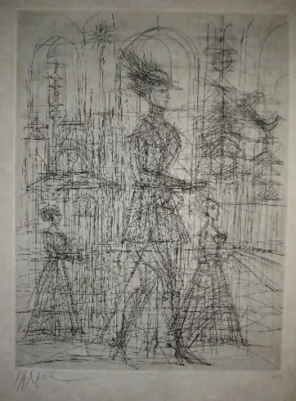 Drypoint Carzou - Sans titre