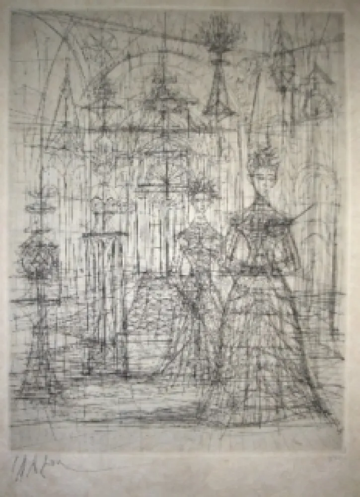 Drypoint Carzou - Sans titre 5