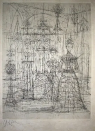 Drypoint Carzou - Sans titre 5