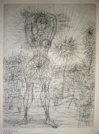 Drypoint Carzou - Sans titre 8