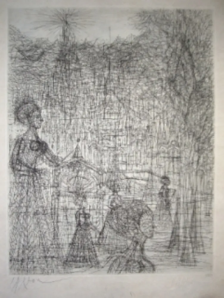 Drypoint Carzou - Sans titre 9