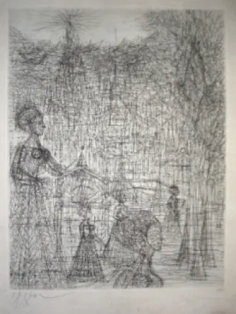 Drypoint Carzou - Sans titre 9