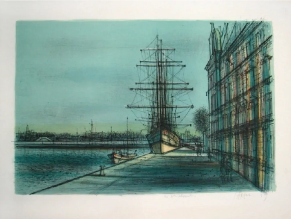 Lithograph Carzou - Untitled