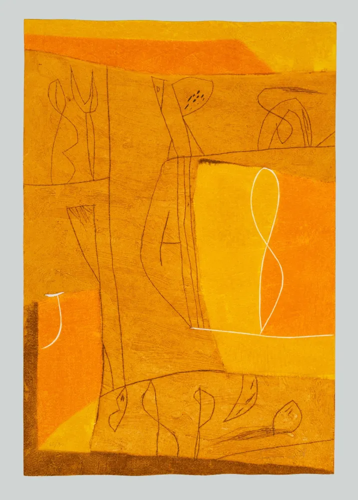 Etching And Aquatint Cascella - Composizione