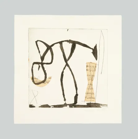 Etching And Aquatint Cascella - Composizione