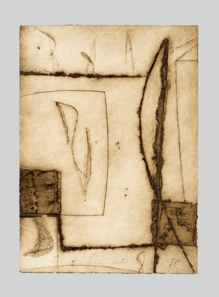 Etching And Aquatint Cascella - Composizione