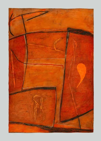 Etching And Aquatint Cascella - Composizione