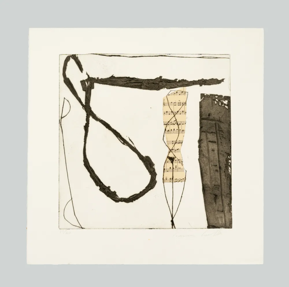 Etching And Aquatint Cascella - Composizione