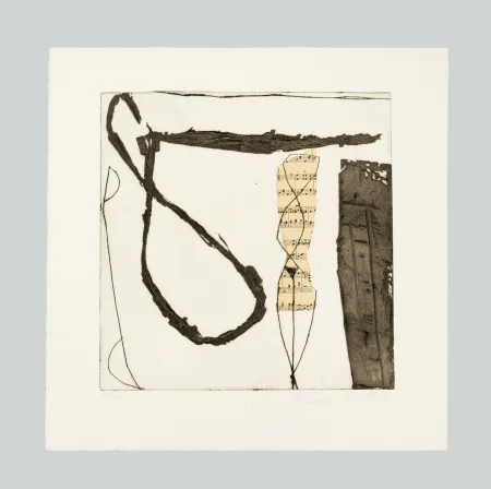 Etching And Aquatint Cascella - Composizione