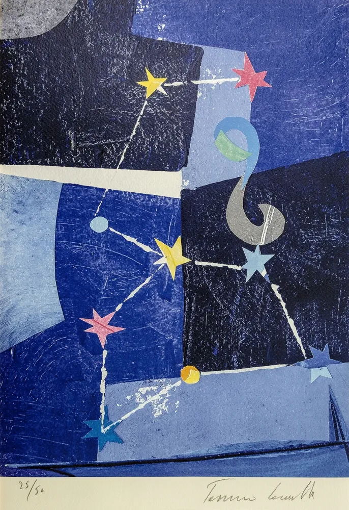 Lithograph Cascella - Lo zodiaco 