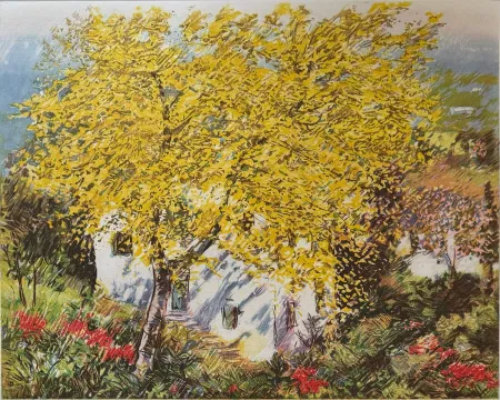 Engraving Cascella - Natura