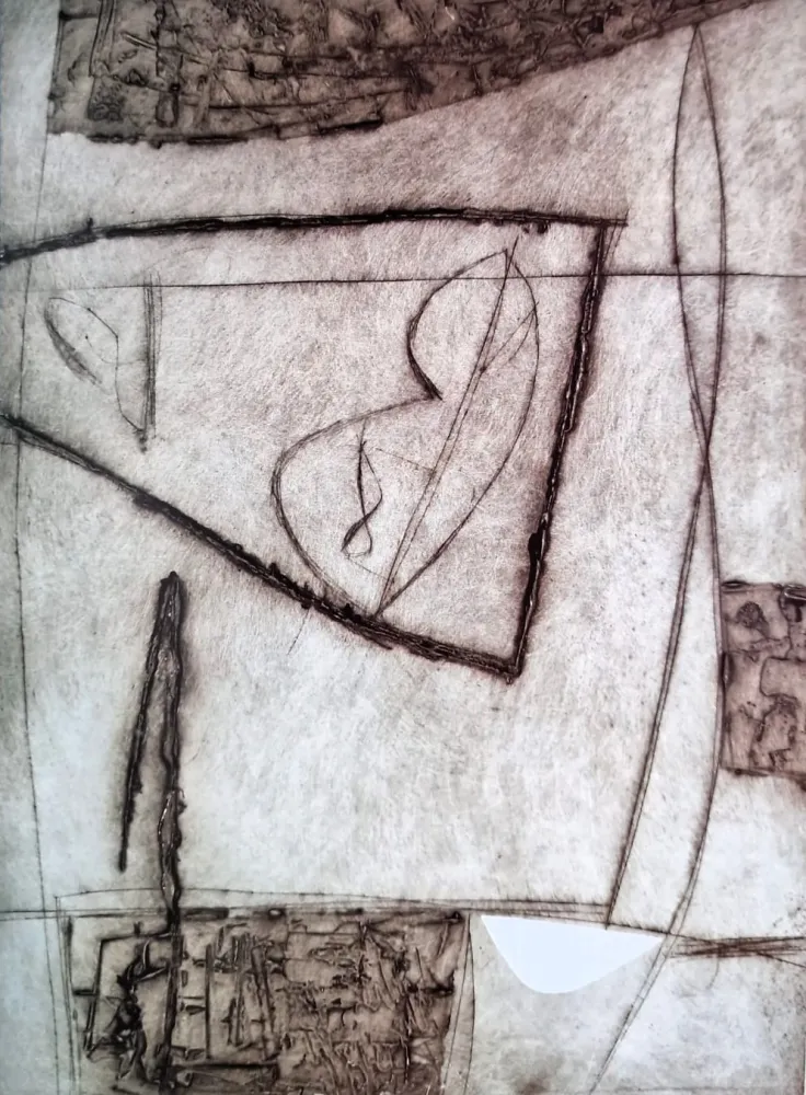 Drypoint Cascella - Senza titolo