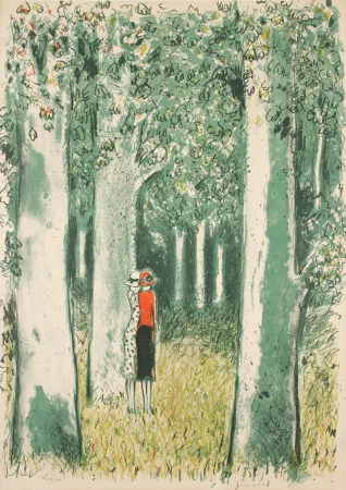 Lithograph Cassigneul  - La Foret