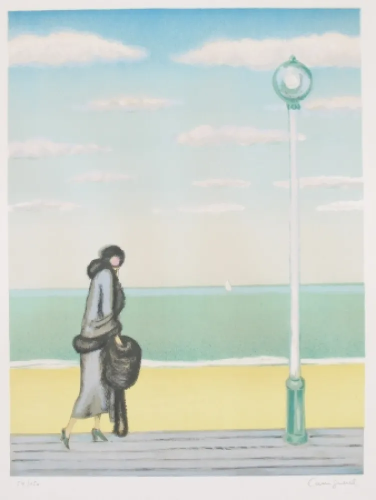 Lithograph Cassigneul  - La Lampadaire