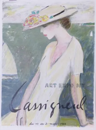 Lithograph Cassigneul  - Le bonheur entrevu