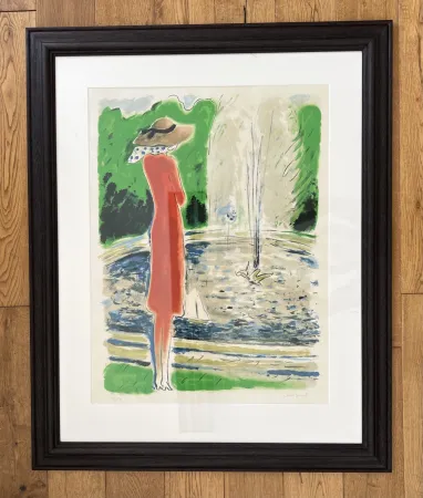 Lithograph Cassigneul  - Le Jet d’eau