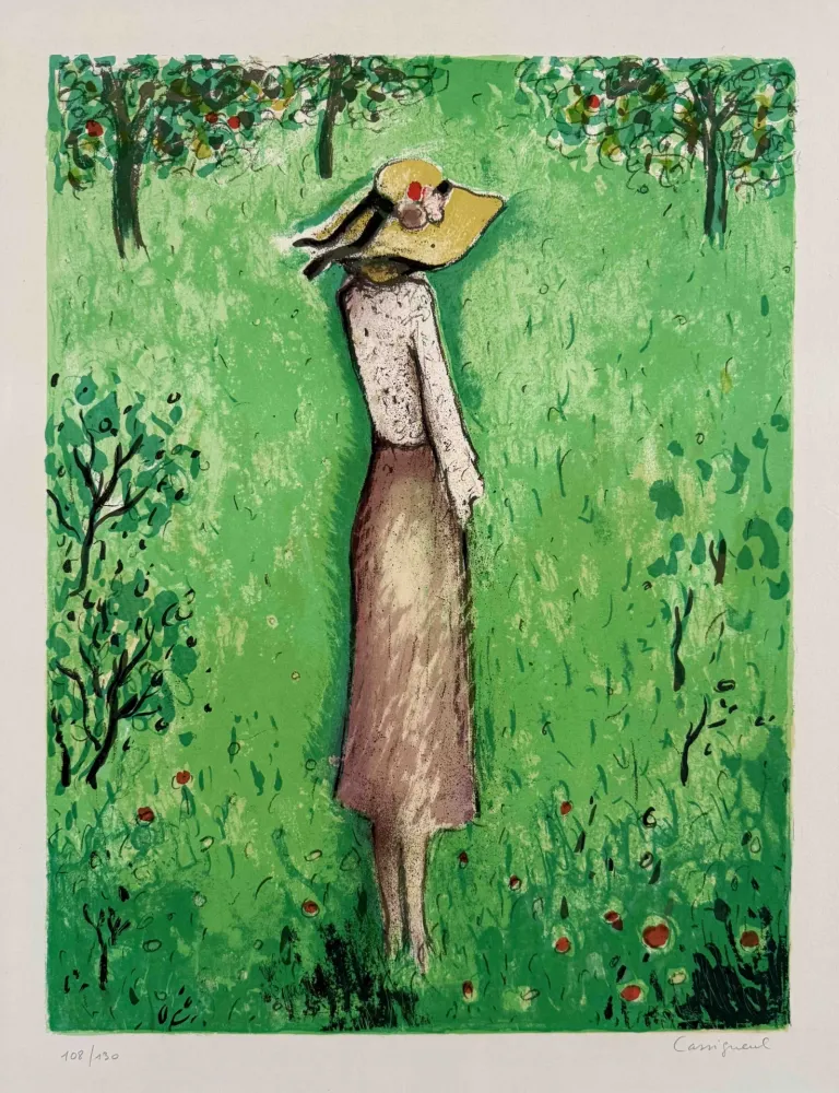 Lithograph Cassigneul  - Les Pommiers