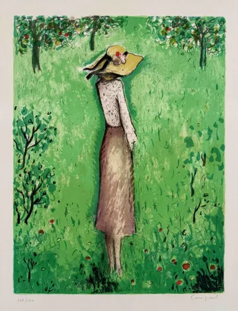 Lithograph Cassigneul  - Les Pommiers