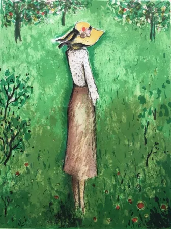 Lithograph Cassigneul  - Les Pommiers