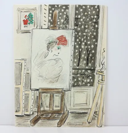 Lithograph Cassigneul  - Lithographie signée. 