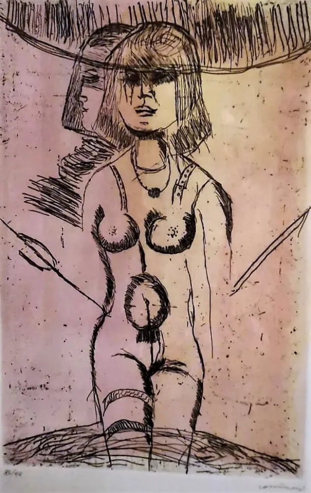 Etching Cassinari - Figura