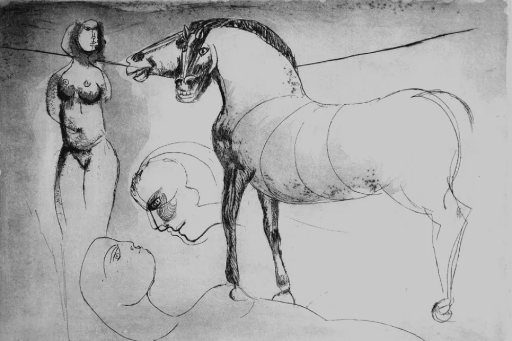 Engraving Cassinari - L'amore