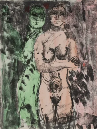 Lithograph Cassinari - Leggenda indiana