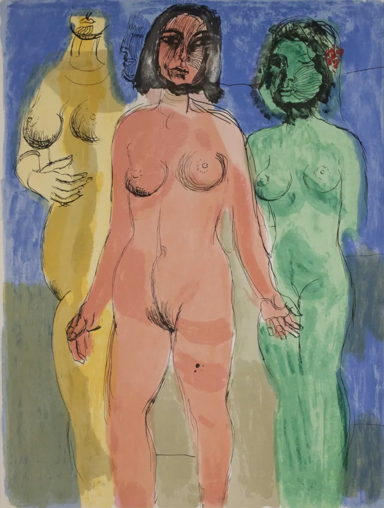 Lithograph Cassinari - Leggenda indiana