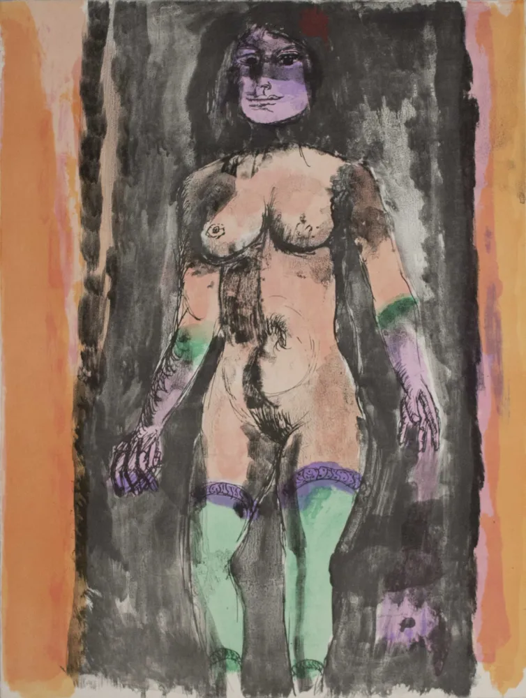 Lithograph Cassinari - Leggenda indiana